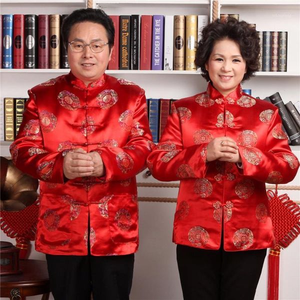 

ethnic clothing shanghai story fashion chinese spring jacket women's ladies coat outerwear tang suit size  l xl xxl xxxl1, Red