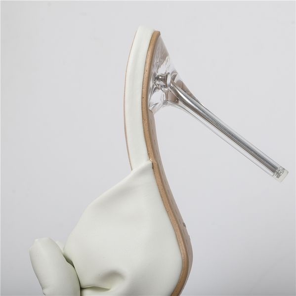 

2021 womenslides outside slippers summers 11cm high heels bow sandals lady blue mules plus size luxury design shoesmultifunction, Black