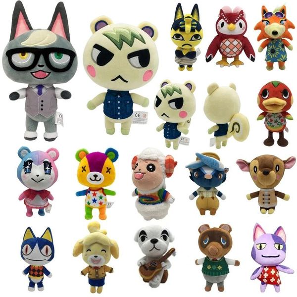 

cute animal crossing плюшевые игрушки мультфильм фаршированные куклы новые горизонты игры подарки для детей подарок на день рождения