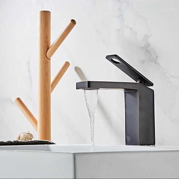 

liuyue basin faucets brass brushed nickel unique round hole design faucet wash-basin single hole cold bathroom mixer taps1