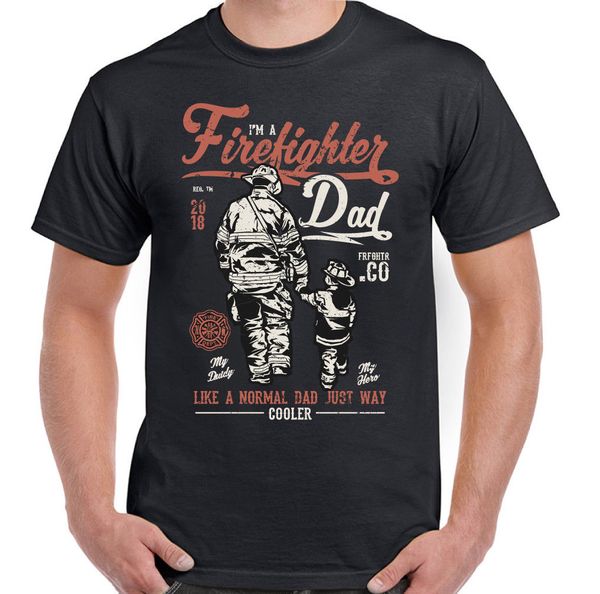 

pompiere papa divertente da uomo fire brigade service sam father's day 100% cotton short sleeve s hoodie designers t shirts sweatshirt