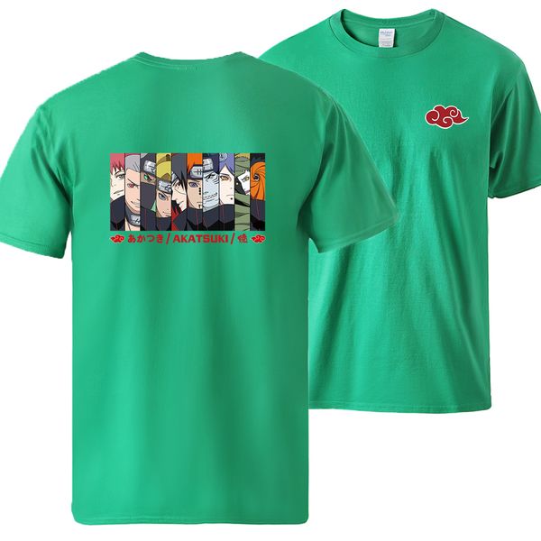 

sport naruto cartoon print mens t shirts man summer short sleeve double side print tshirts 2020 man brand sell harajuku streetwear