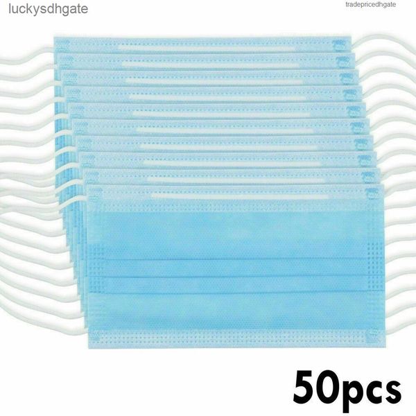 

factoryjwbe3 fast shipping mouth face layer masks ear-loop cover 3-ply non-woven disposable dust mask soft breathable outdoor part