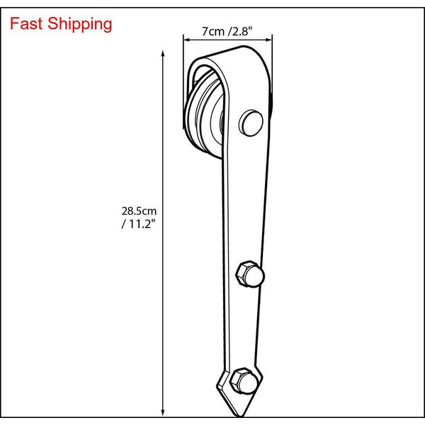 

6' slide sliding barn door hardware track rail hanger roller qylsio sports2010