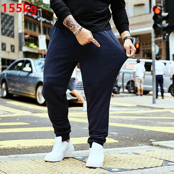 

autumn winter plus fertilizer xl pants men's tide casual pants wei pants fat people elastic extra large trousers