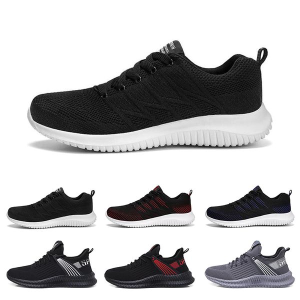 

2021 new men running shoes color white black grey red orang fashion breathable sneakers mens sport trainers size 39-45