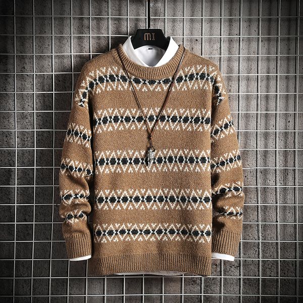 

2021 new men's blouses spring autumn clothes -striped black pull oversize -4xl 5xl korea's standard pullovers style 3igc, White;black