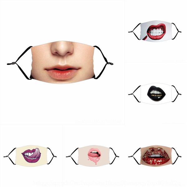 

2cca us fog christmas face kids masks printed xmas face masks anti dust stock snowflake mouth cover breathable washable, Black