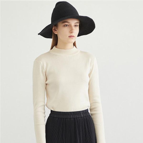

wide brim hats trend spring and autumn fashion thin knitted hat fisherman funny wizard female basin sun, Blue;gray