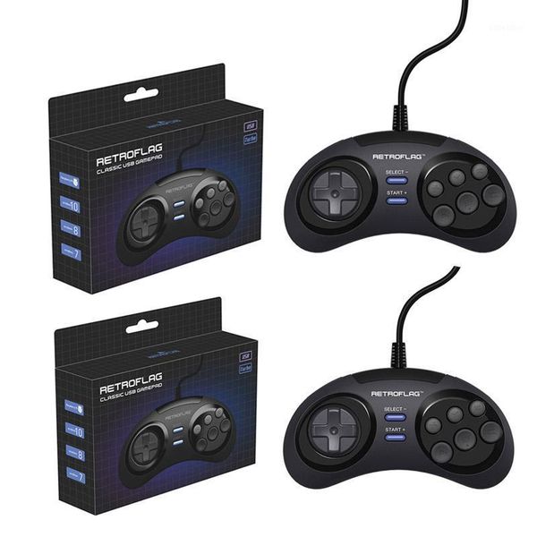

game controllers & joysticks 1 or 2pcs retroflag wired usb controller gamepad joypad for rasbperry pi 4 b /megapi/nespi/superpi case /pc/swi