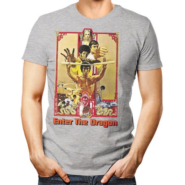 

design shipping enter the dragon bruce lee han's tournament poster wo gift print round neck sport hooded sweatshirt hoodie men t shirt