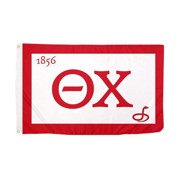 Theta Chi Chapter Main Fraternity Flag 150x90cm 3x5ft Digital Printing Polyester Outdoor Use Indoor Printing Club Banner and Flags Wholesale