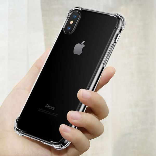 

qavip shockproof case, vip x xr xs max 8 7 6 s plus 10 transparent soft tpu caselk