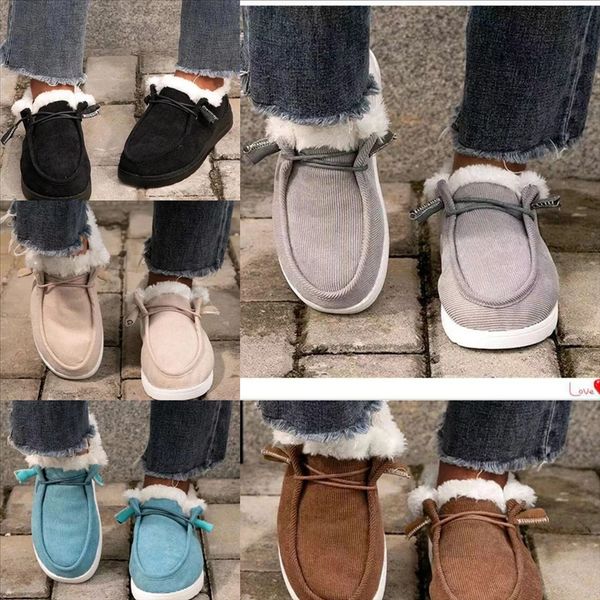 

ryyef fashion thick non-slip shoes snow boots male boot male snow boot male cotton boots cold high cotton warm pad lace-up round toe solid, Black