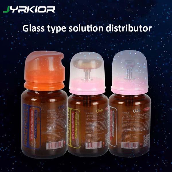 

mechanic solution distributor alcohol glass bottle liquid flux oil dispenser automatic water pumping bottle cleaner diy