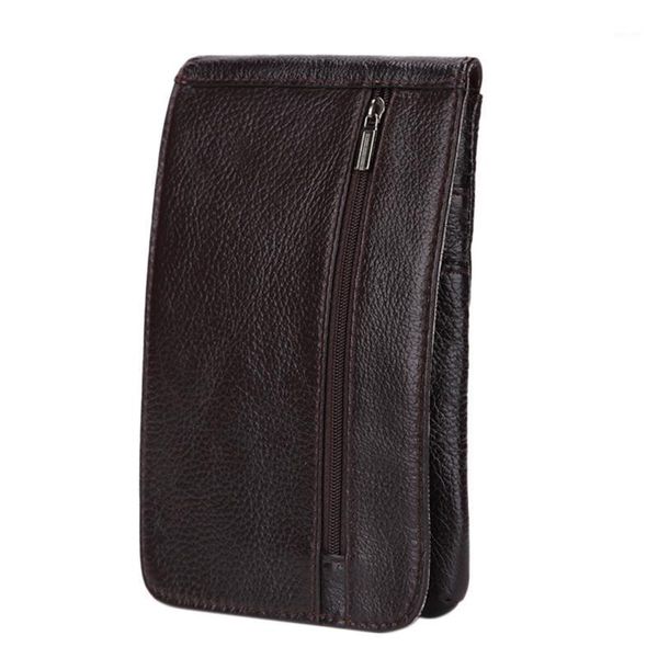 

waist bags misfits leather men's pockets mobile phone bag wear belt outdoor mountaineering1