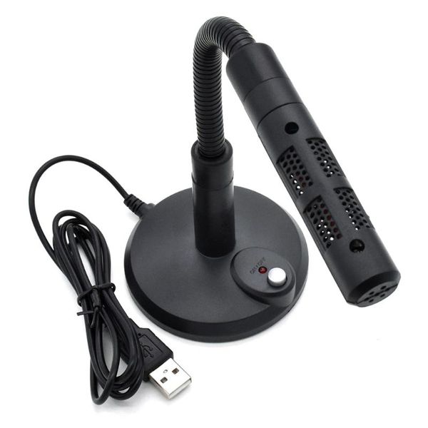 

mini usb desktop mic professionnel шумоподавление студия речь микрофон с переключателем для pc компьютеров ноутбука