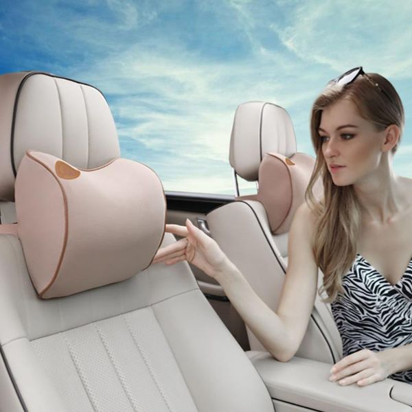 

car neck pillow 3d memory cotton warm car pillow breathable fashion comfortable universal dropshipping headrest accessories