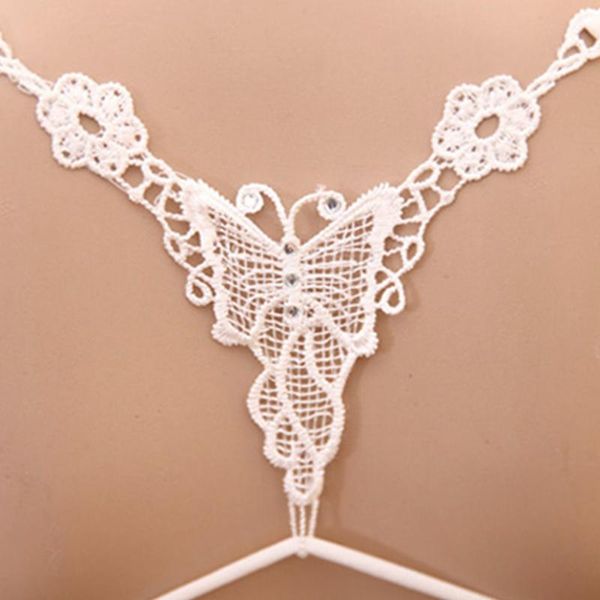 

women's g-strings women underwear x-shape butterfly rhinestone bra shoulder cross lace straps adjustable elastic, Black;white