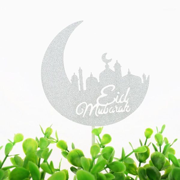 

20pc/lot eid mubarak cake ers flags glitter kids happy birthday wedding bride party cupcake er muslim eid baking diy1