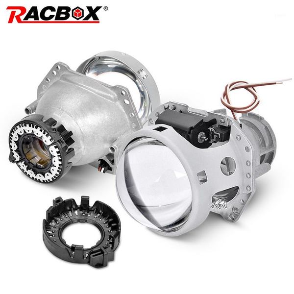 

other lighting system racbox auto car headlight 3.0 inch hid bi-xenon for hella 3r g5 5 projector lens replace headlamp retrofit diy d1s d2s