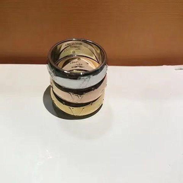 

web celebrity, a classic fashion ring with plain ring pattern, is a matching letter ring for couples, Silver