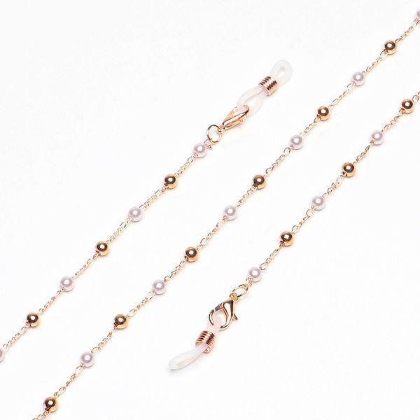 

luxury pearl gold color eyeglass chain holders beaded sunglass strap for women fashion glasses chain non slip neck strap rope h jllhid