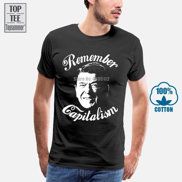 

cool t shirts men's crew neck ronald reagan remember capitalism funny t shirt design t shirts sport hooded sweatshirt hoodie