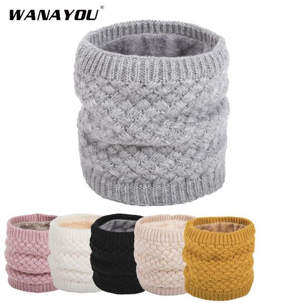 

cycling caps & masks wanayou women winter warmer fleece thicken scarf,outdoor wool knitted climbing hiking scarf, men ski mask neck scarf, Black