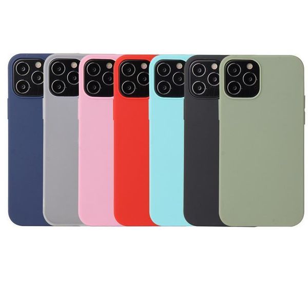 

shockproof phone case for iphone 12 pro max tpu candy 11 xr xs 8/7 qylfmp loveshop01