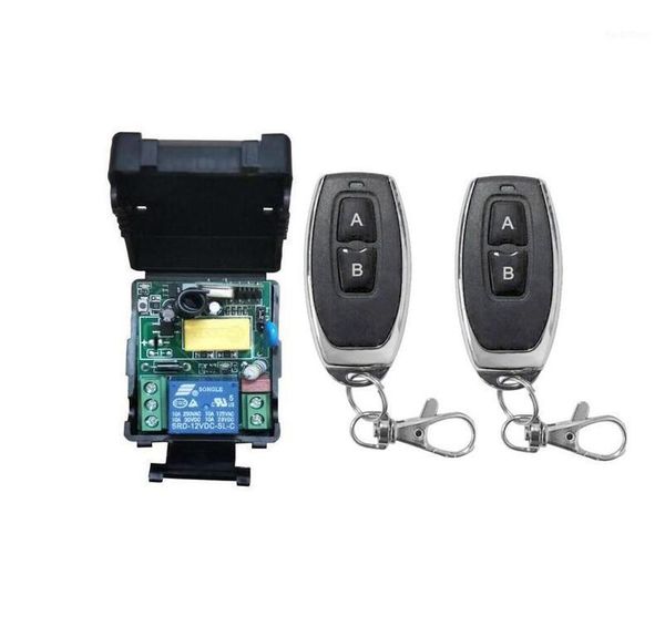 

universal 433mhz 220 v 1 ch rf wireless radio remote control lighting switch receiver transmitter 10a relay1