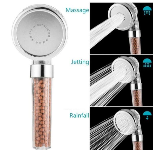 

553 function adjustable jetting shower filter high pressure water saving shower head handheld water saving shower head