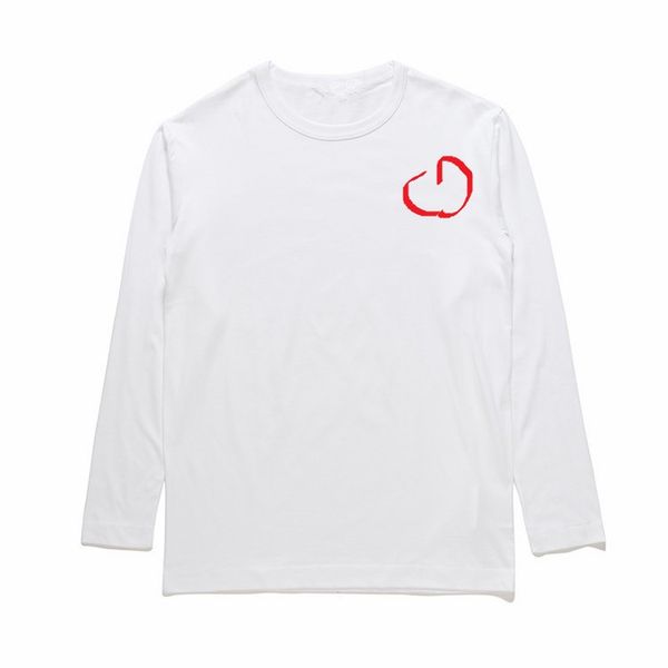 

spring autumn skateboard streetwear men women embroidery t-shirt clothing tee long sleeve t-shirt casual, White;black