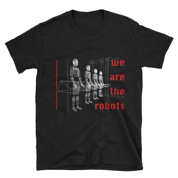 

we are the robots - kraftwerk - limited edition original design tribute t-shirt sport hooded sweatshirt hoodie