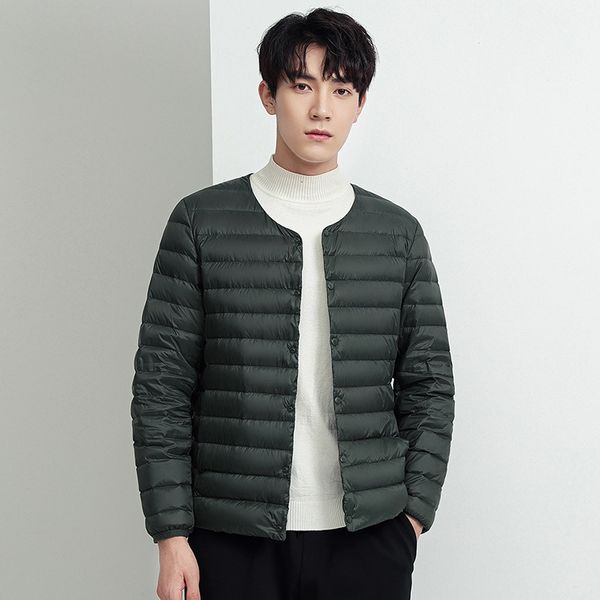 

2020 new ultra light short men's down jaet winter coat, Black