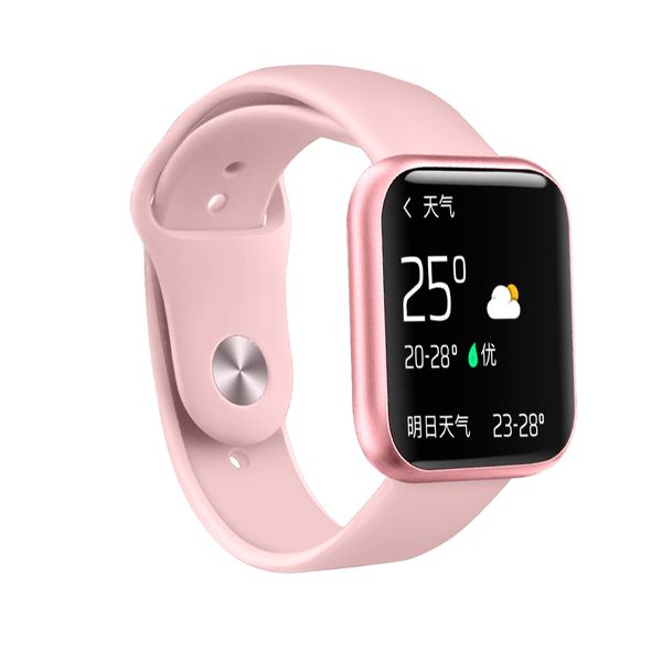 

bluetooth 1.3 inch ips color screen p80 smart watch women heart rate monitor fitness tracker blood pressure smartwatch usb charging