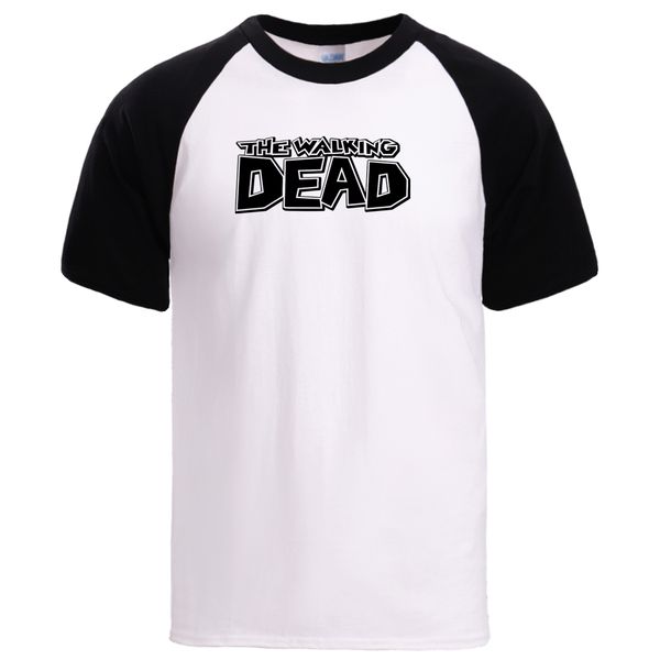 

the walking dead mens 2020 man brand short sleeve raglan sleeve tees man casual harajuku sport hooded sweatshirt hoodie men t shirt
