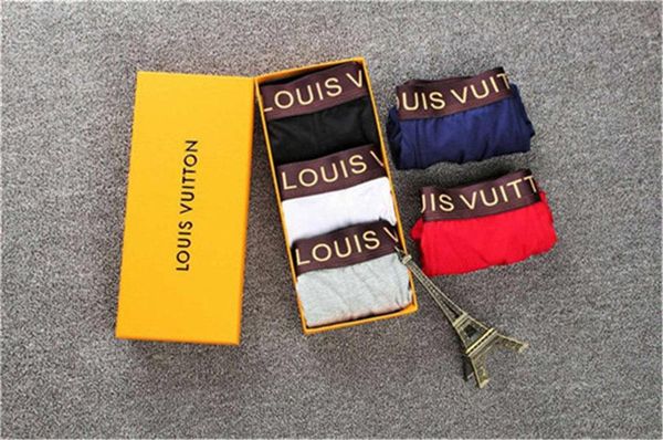 

20ss with box designer versa ce boxer brief manunder panties underwear mens boxers cotton underwears shorts pattern male rehe retgwrgwr, Black