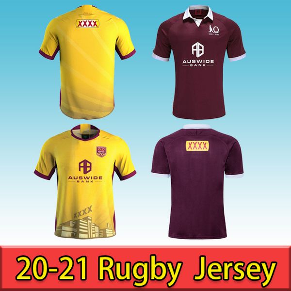 

2019 2020 qld maroons home slater rugby jerseys smith nrl rugby league jerseys indigenous rugby shirt australia, Black;yellow
