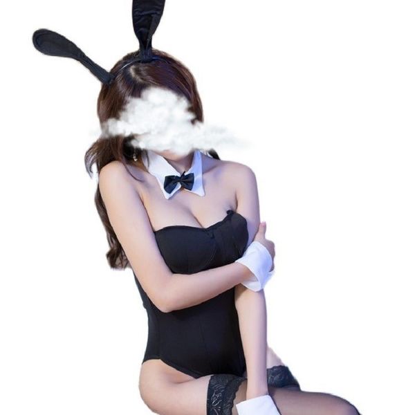 

theme costume cosplay costume bunny girl suits ladies roleplay lingerie bodysuit women clubwear womens lingerie body suits for women, Black;red