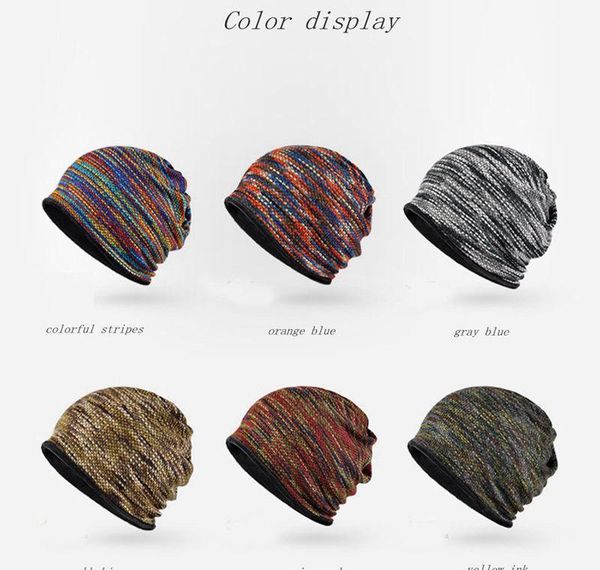 

winter hats for women men skullies beanies turban hat female beanie ski cap double layer bonnet femme hat/ma jllolx eatout