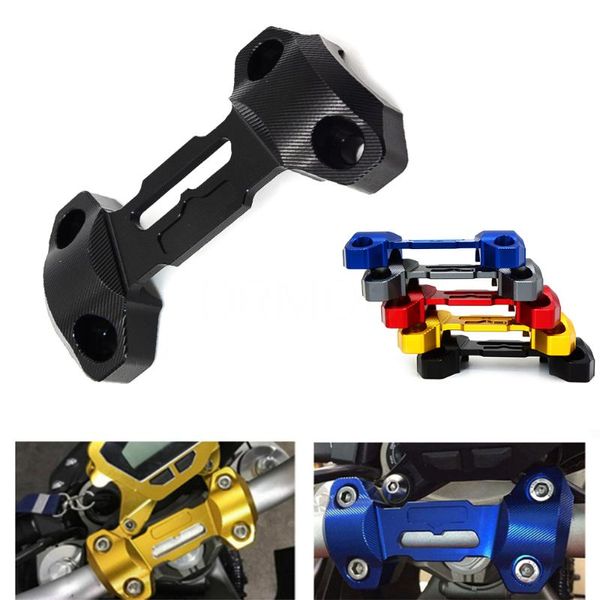 

motorcycles cnc alumnium accessories handle bar riser mount clamps for mt-09 mt09 fz-09 fz09 2013-2020 high quality