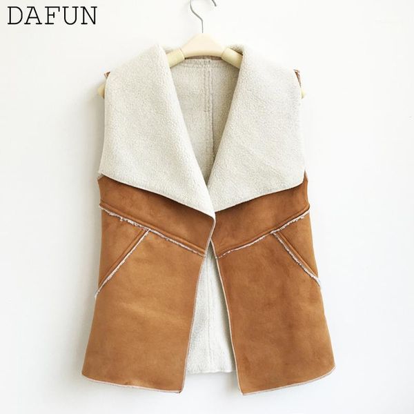 

suede vest jacket chalecos para mujer women sleeveless sherpa lined jacket coat waistcoat autumn winter vests gilet plus size1, Black;white