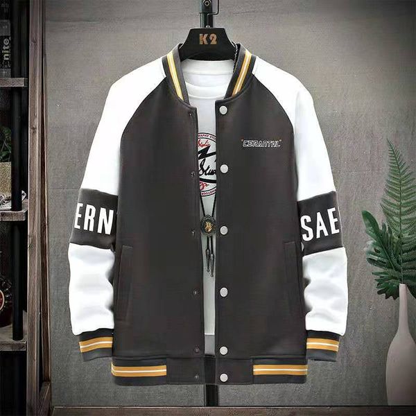 

autumn/winter classic sportswear handsome short coat aviator jacket hip-hop streetcoat men's baseball jacket, ing, Black;brown