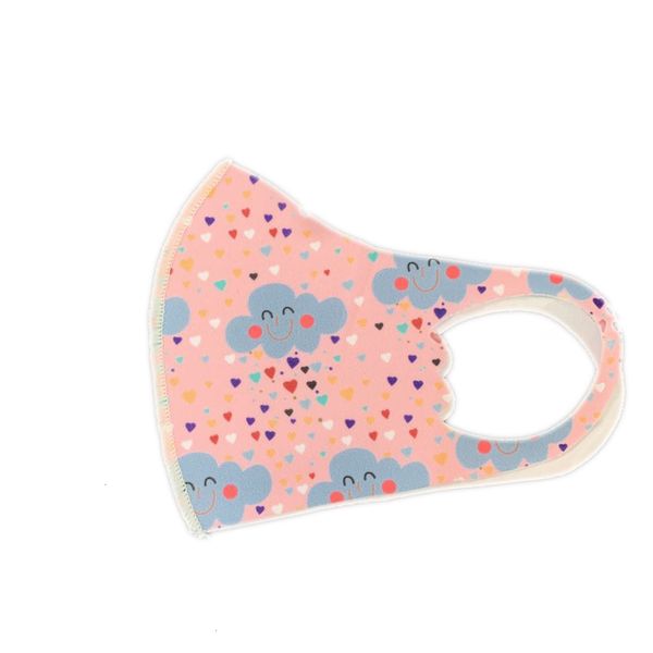 

factoryface children boys girls cartoon mouth masks kids anti-dust breathable earloop washable reusable cotton mas 3 i35b4