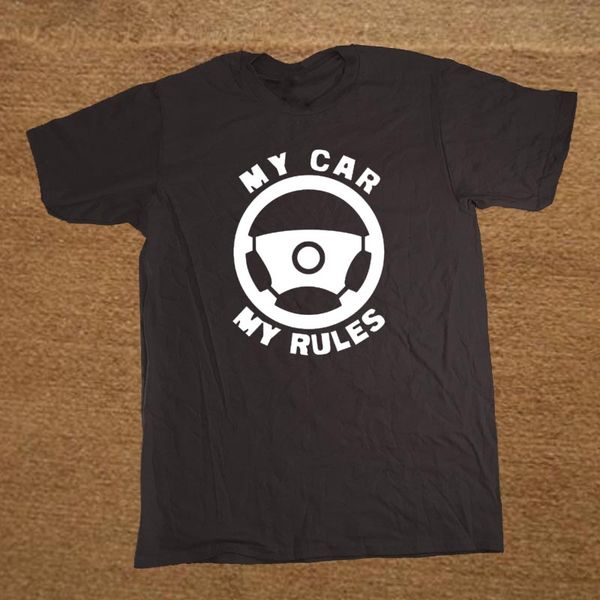 

sport new funny my car my rules car driver backseat taxi gift t shirt men funny tshirt man clothing short sleeve camisetas t-shirt
