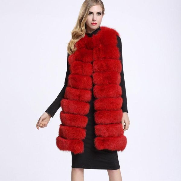

women fur vest korean large size fur imitation coat women coat1, Black