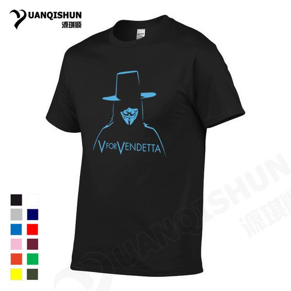 

yuanqishun anonymous v for vendetta mask mens short sleeve funny tshirt eu size sport hooded sweatshirt hoodie men t shirt