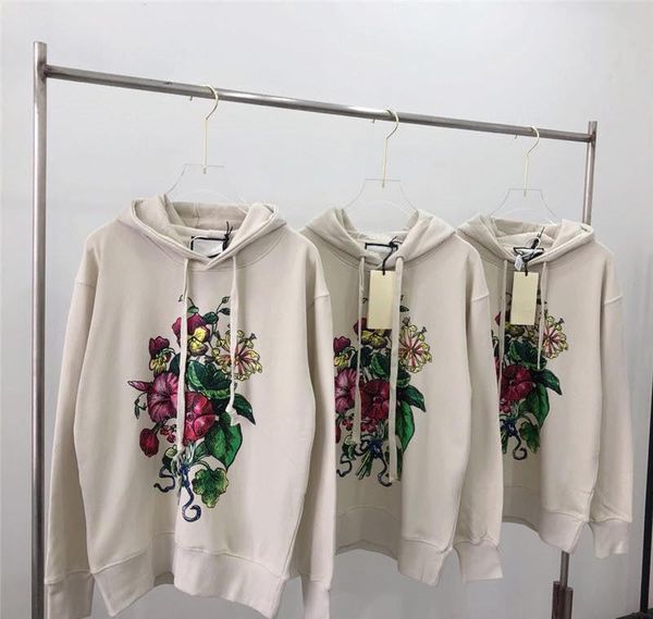 

2020ss, fall print hoodie for men and women, casual print top, Black