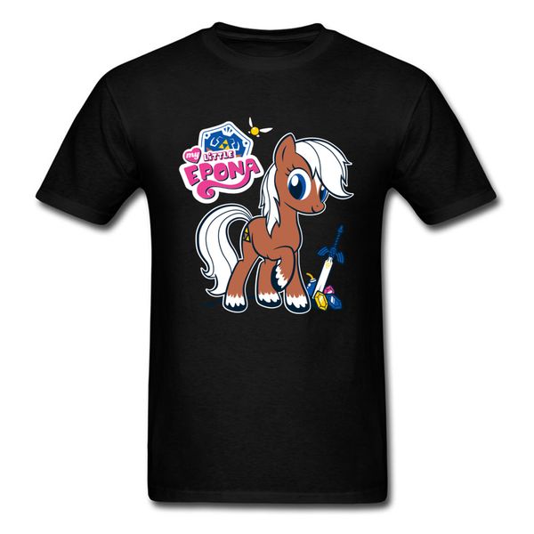 

my little epona t shirt zelda rider t shirt men black cartoon tshirt kawaii horse printed tees xxl sport hooded sweatshirt hoodie
